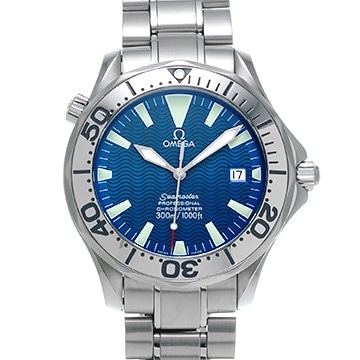 オメガ シーマスター プロフェッショナル 300 2255.80 ブルー メンズ 時計 【中古】【wristwatch】