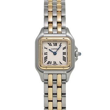 カルティエ パンテール SM W25029B6 シルバー レディース 時計 【中古】【wristwatch】