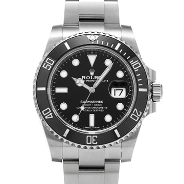 ロレックス サブマリーナ デイト 116610LN ブラック メンズ 時計 【中古】【wristwatch】