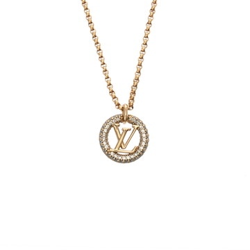 ルイ ヴィトン ネックレス・ルイーズ バイ ナイト ゴールド M00759 メタル/ストラス レディース ジュエリー 【中古】【jewelry】