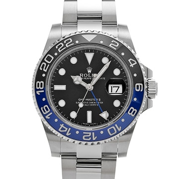 ロレックス GMTマスターII 116710BLNR ブラック メンズ 時計 【中古】【wristwatch】