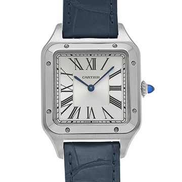 カルティエ サントスデュモン LM WSSA0022 シルバー メンズ 時計 【中古】【wristwatch】