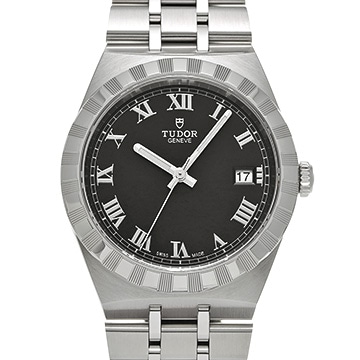 チューダー / チュードル ロイヤル 28500 ブラック メンズ 時計 【中古】【wristwatch】