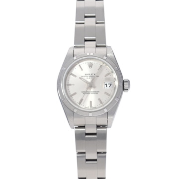 ロレックス オイスターパーペチュアル デイト 79190 シルバー レディース 時計 【中古】【wristwatch】