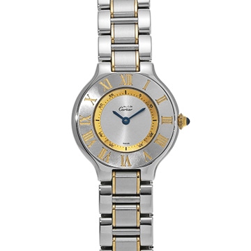 カルティエ マスト 21 ヴァンティアン W10073R6 シルバー レディース 時計 【中古】【wristwatch】