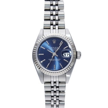 ロレックス デイトジャスト 79174 ブルー レディース 時計 【中古】【wristwatch】