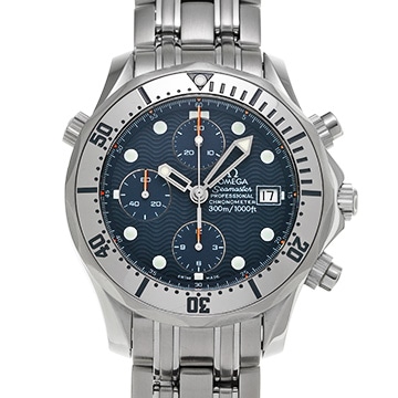 オメガ シーマスター プロフェッショナル 300 クロノグラフ 2598.80 ネイビー メンズ 時計 【中古】【wristwatch】