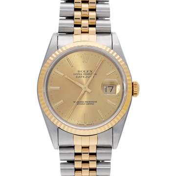 ロレックス デイトジャスト 16233 シャンパン メンズ 時計 【中古】【wristwatch】