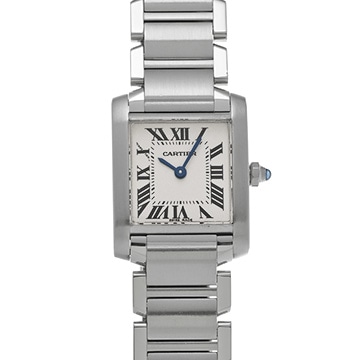 カルティエ タンクフランセーズ SM　 W51008Q3 シルバー レディース 時計 【中古】【wristwatch】