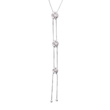 タサキ トリロジー ネックレス シルバー Pt850プラチナ/Pt900プラチナ レディース ジュエリー 【中古】【jewelry】