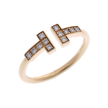 ティファニー Tワイヤー リング ゴールド K18イエローゴールド YG レディース ジュエリー 【中古】【jewelry】