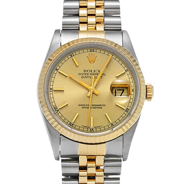 ロレックス デイトジャスト 16233 シャンパン メンズ 時計 【中古】【wristwatch】