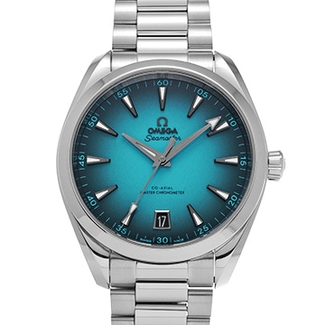 オメガ シーマスター アクアテラ 220.10.41.21.03.006 ターコイズ メンズ 時計 【中古】【wristwatch】