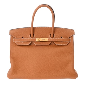エルメス バーキン 35 トフィー トゴ ユニセックス バッグ 【中古】【bag】