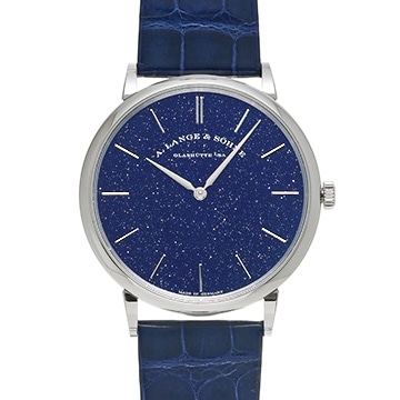 ランゲ&ゾーネ サクソニア・フラッハ 205.086 コッパーブルー メンズ 時計 【中古】【wristwatch】