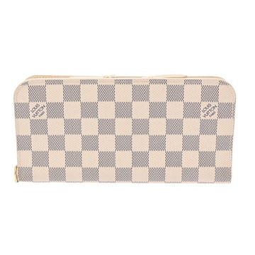 ルイ ヴィトン ダミエアズール ポルトフォイユ・アンソリット ホワイト N63072 ダミエキャンバス レディース 財布 【中古】【purse】