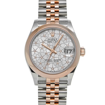 ロレックス デイトジャスト 31 278241 シルバー フローラルモチーフ/ダイヤモンド ユニセックス 時計 【中古】【wristwatch】