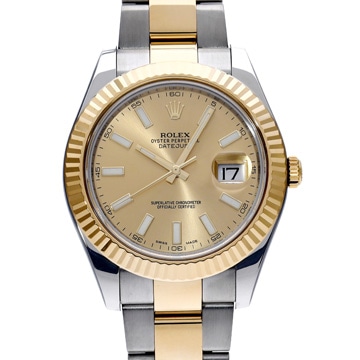ロレックス デイトジャストII 116333 シャンパン メンズ 時計 【中古】【wristwatch】