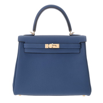エルメス ケリー 25 内縫い ブルータイ トゴ レディース バッグ 【未使用】【bag】