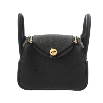 エルメス リンディ ミニ 2 ブラック トリヨンクレマンス レディース バッグ 【未使用】【bag】