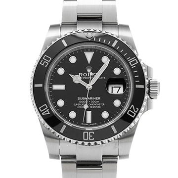 ロレックス サブマリーナ デイト 116610LN ブラック メンズ 時計 【中古】【wristwatch】
