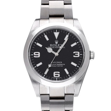 ロレックス エクスプローラー 214270 ブラック メンズ 時計 【中古】【wristwatch】