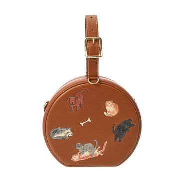 ルイ ヴィトン プティット ボワット シャポー ブラウン M52972 キャットグラム レディース バッグ 【中古】【bag】