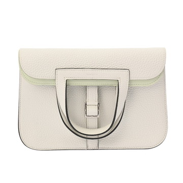 エルメス アルザン 25 ヴェルソ ニューホワイト/ヴェールフィズ トリヨンクレマンス レディース バッグ 【中古】【bag】