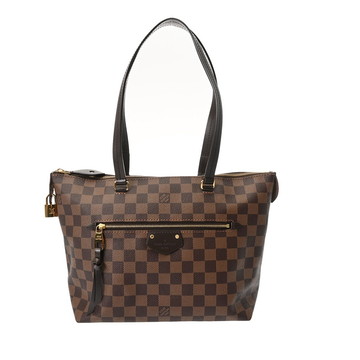 ルイ ヴィトン ダミエ イエナ PM ブラウン N41012 ダミエキャンバス レディース バッグ 【中古】【bag】