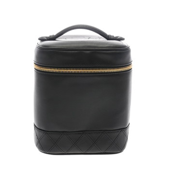 シャネル ビコローレ バニティ ブラック A01619 カーフスキン レディース バッグ 【中古】【bag】