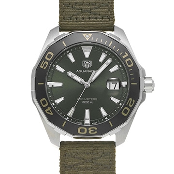 タグ ホイヤー アクアレーサー WAY101E.FC8222 カーキ メンズ 時計 【中古】【wristwatch】