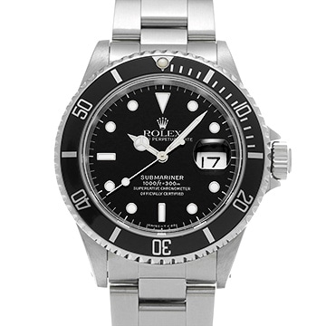 ロレックス サブマリーナ デイト 16610 ブラック メンズ 時計 【中古】【wristwatch】