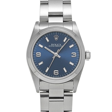 ロレックス オイスターパーペチュアル 77080 ブルー ユニセックス 時計 【中古】【wristwatch】