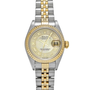 ロレックス デイトジャスト 79173NRD イエローシェル レディース 時計 【中古】【wristwatch】