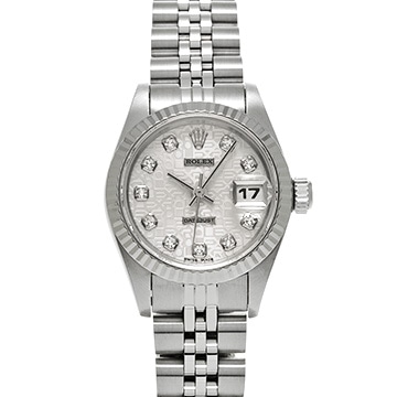 ロレックス デイトジャスト 69174G シルバーコンピュータ/ダイヤモンド レディース 時計 【中古】【wristwatch】