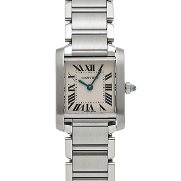 カルティエ タンクフランセーズ SM　 W51008Q3 シルバー レディース 時計 【中古】【wristwatch】