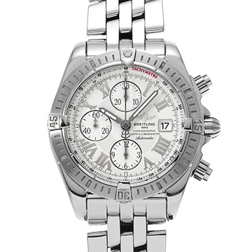 ブライトリング クロノマット エボリューション A13356 シルバー メンズ 時計 【中古】【wristwatch】