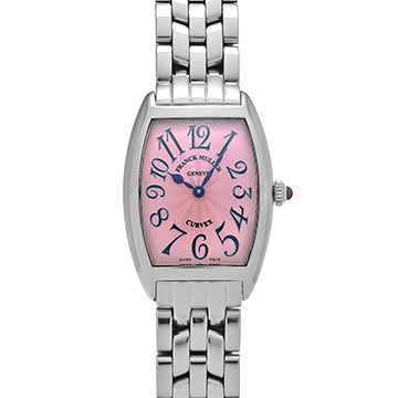フランクミュラー トノウカーベックス 1752QZ ピンク レディース 時計 【中古】【wristwatch】