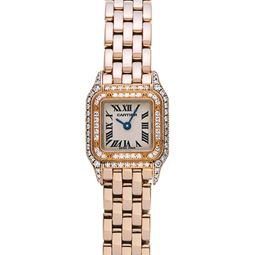 カルティエ ミニ パンテール シルバー レディース 時計 【中古】【wristwatch】