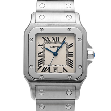カルティエ サントスガルベ LM W20060D6 シルバー レディース 時計 【中古】【wristwatch】