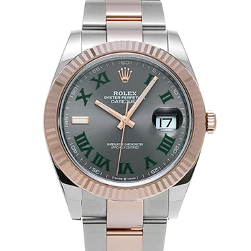 ロレックス デイトジャスト 41 126331 スレート メンズ 時計 【中古】【wristwatch】