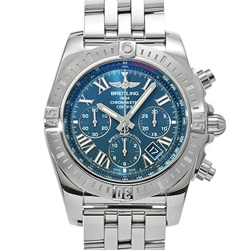 ブライトリング クロノマット JSP 日本限定 AB0115111C2A1 ブルー メンズ 時計 【中古】【wristwatch】