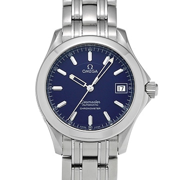オメガ シーマスター 120 ジャック・マイヨール 2001 2507.80 ブルー メンズ 時計 【中古】【wristwatch】