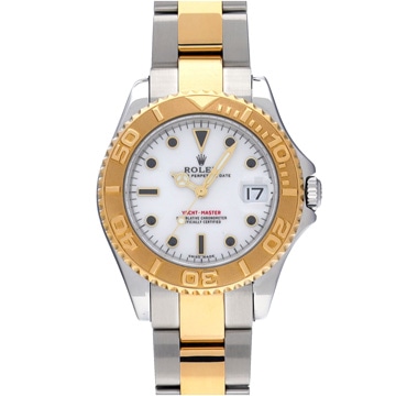 ロレックス ヨットマスター 168623 ホワイト レディース 時計 【中古】【wristwatch】