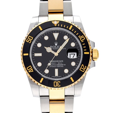 ロレックス サブマリーナ デイト 116613LN ブラック メンズ 時計 【中古】【wristwatch】