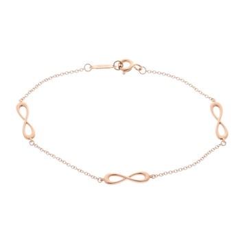 ティファニー インフィニティ ブレスレット ゴールド K18ピンクゴールド PG レディース ジュエリー 【中古】【jewelry】