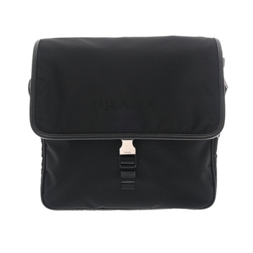 プラダ ショルダーバッグ ブラック 2VD951 ナイロン/サフィアーノレザー ユニセックス バッグ 【中古】【bag】