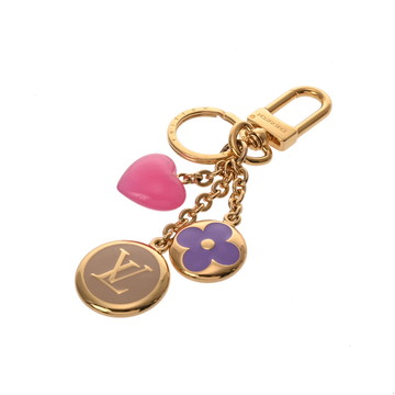 ルイ ヴィトン ポルトクレ LV エネーモード ゴールド/マルチカラー M00819 レジン/GP レディース 【中古】【other】