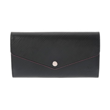 ルイ ヴィトン エピ ポルトフォイユ サラ ノワール/ホットピンク M64322 レザー ユニセックス 財布 【中古】【purse】