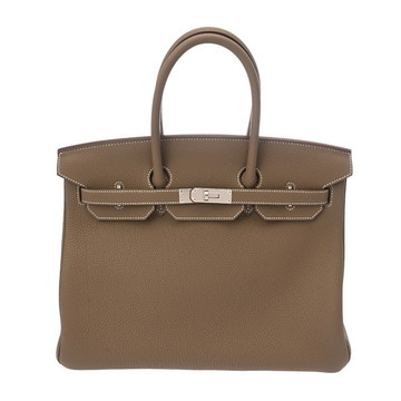 エルメス バーキン 35 エトゥープ トゴ ユニセックス バッグ 【未使用】【bag】